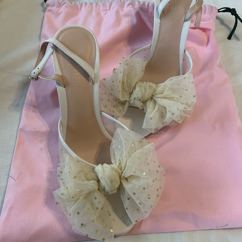 Kate Spade Bridal Sparkle Heels